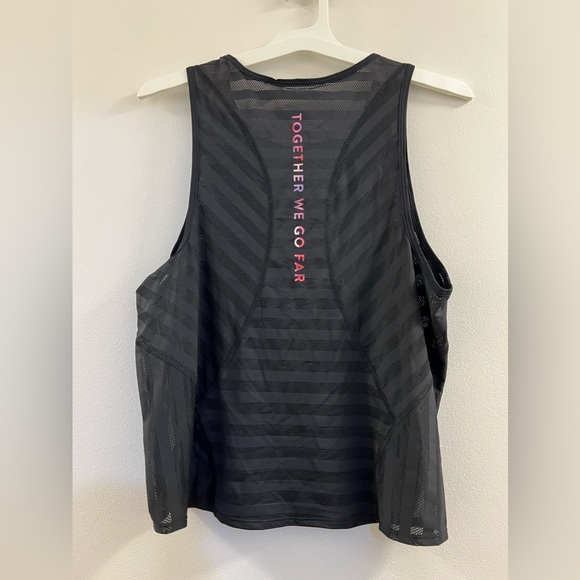 17. Peloton Lululemon Together We go Far Tank Mesh - Picture 7 of 9